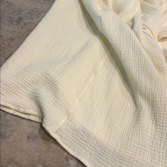 Cotton Muslin Lined Creamy White Skirt - Picture 7 of 7